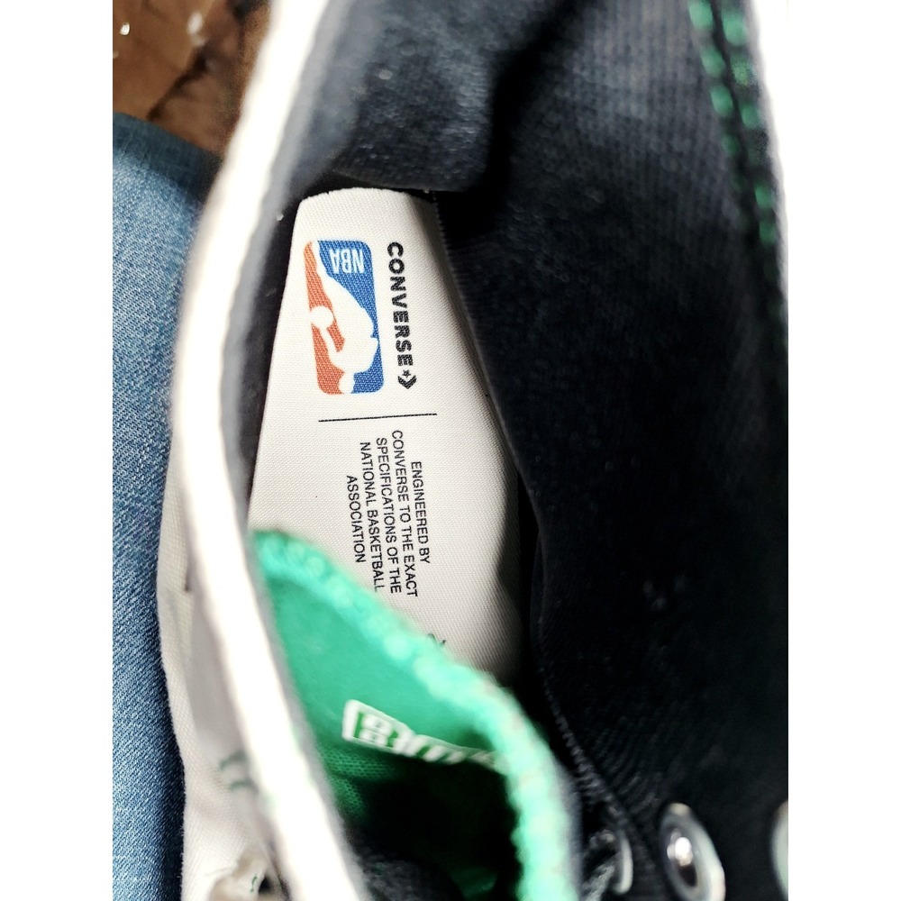 Rare New Boston Celtics  Converse Chuck Taylor Ctas Sneakers Size 9.5 Men's Hi - Picture 15 of 16